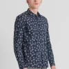 Hombre Antony Morato Camisas*Camisa Regular Fit Barcelona De Mezcla De Algodon Estampado