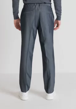 Hombre Antony Morato Pantalones*Pantalones Relaxed Fit Evan De Tejido Elastico Efecto Vaquero