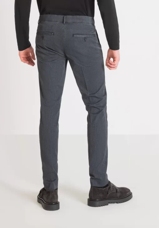 Hombre Antony Morato Pantalones*Pantalones Skinny Fit Bryan De Algodon Elastico Microarmado