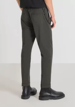 Hombre Antony Morato Pantalones*Pantalones Slim Fit Rad Tobilleros Con Pliegue Central